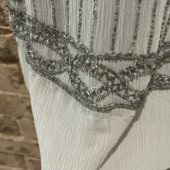 NEW Banana Republic Beaded Sequin Flapper Dress‎ Size 0 - Picture 2 of 7